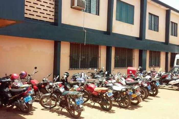Police impound 60 motorbikes for flouting traffic regulations