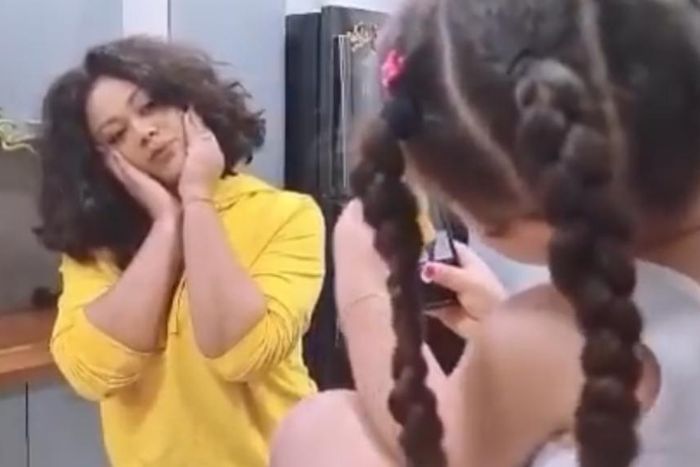 Nadia Buari and daughter