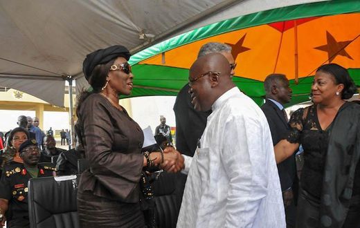 President Akufo-Addo and Nana Konadu
