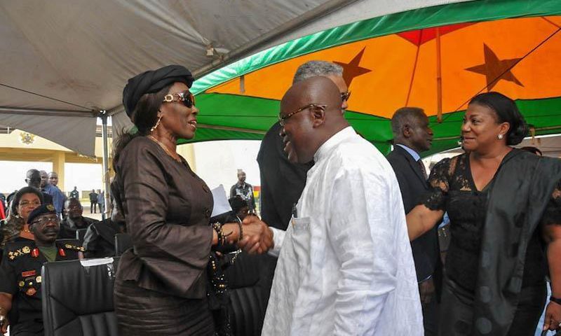 President Akufo-Addo and Nana Konadu