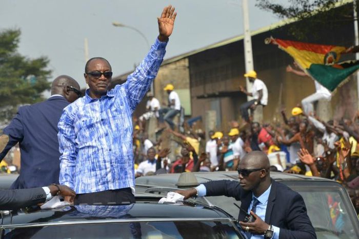 Guinea's President Alpha Conde had until now refused to spell out whether he would seek re-election