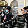 Hasidic Jews visit the tomb of Rabbi Nahman days before the Jewish New Year in the central Ukrainian town of Uman