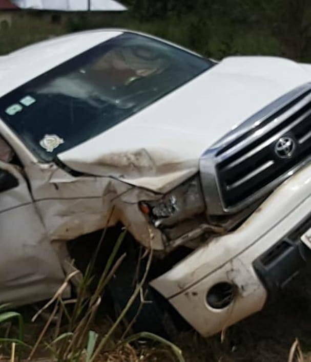 Yaw Sarpong involved in a car crush
