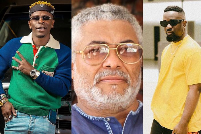 Shatta Wale, JJ Rawlings and Sarkodie