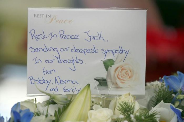 Bobby Charlton sent a bouquet for the funeral of his brother, fellow 1966 World Cup winner Jack Charlton