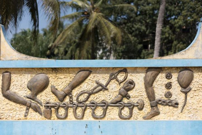 Chained: The Zomachi memorial in Ouidah reminds the world of the curse of slavery