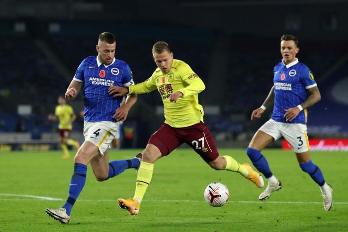 Brighton and Burnley played out a goalless draw