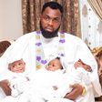 Rev Obofour and his triplets