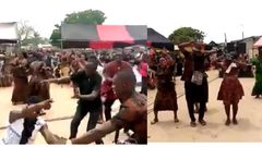 Mourners wipe tears and jam to John Mahama's song at funeral