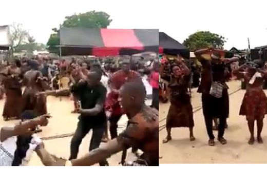 Mourners wipe tears and jam to John Mahama's song at funeral