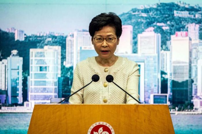 Beijing has slammed US sanctions against Chinese and Hong Kong officials, including city leader Carrie Lam, over what Washington has called an assault on the territory's freedoms