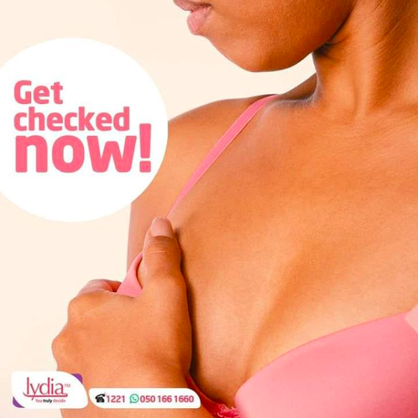 Get Checked. Early detection of breasts cancer can go a long way in treating and stopping the cancer.
