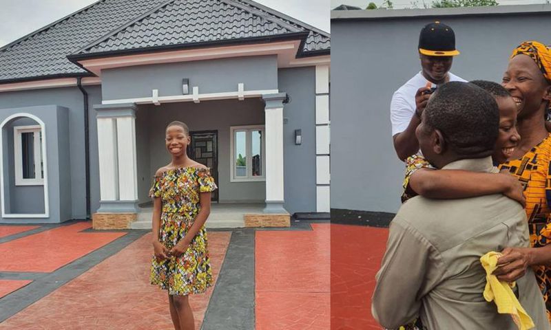 Photos: Kid comedian Emmanuella builds plush house for her mother