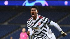 Marcus Rashford's late goal gave Manchester United a 2-1 win away at Paris Saint-Germain in their Champions League Group H opener on Tuesday