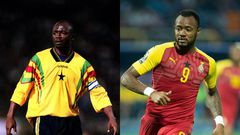 CAF shares video of Abedi and Jordan Ayew scoring similar goals (WATCH)