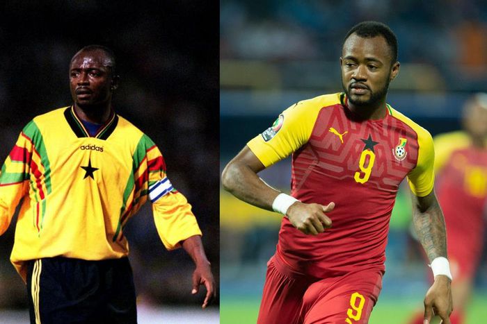 CAF shares video of Abedi and Jordan Ayew scoring similar goals (WATCH)