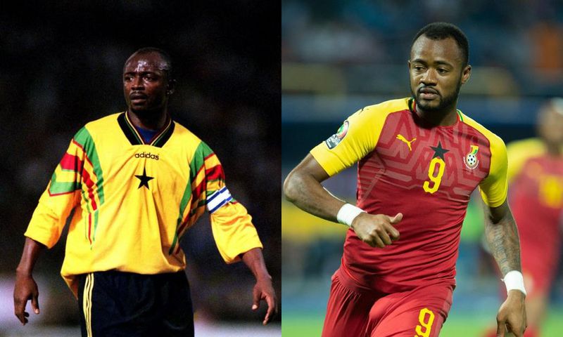 CAF shares video of Abedi and Jordan Ayew scoring similar goals (WATCH)