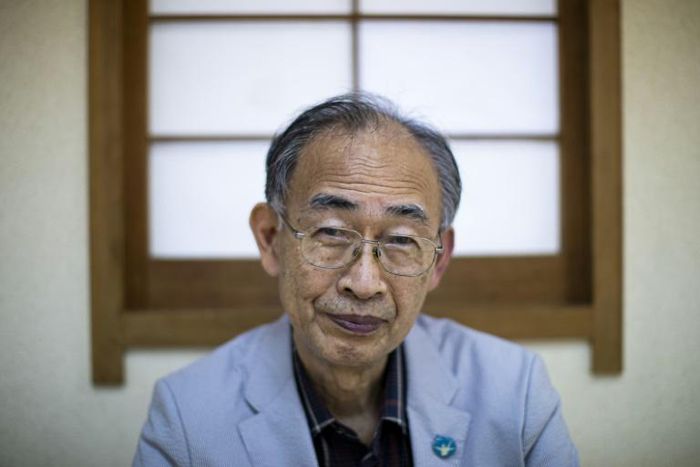 Jiro Hamasumi, 74, was still being carried by his pregnant mother when the nuclear bomb dropped on Hiroshima, killing his father and several family members