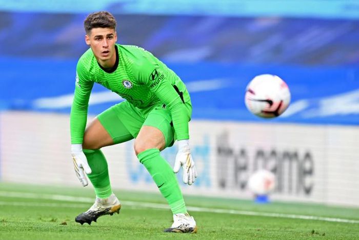 Dodgy Kepa: Kepa Arrizabalaga made the latest in a series of errors in Chelsea's 2-0 defeat to Liverpool