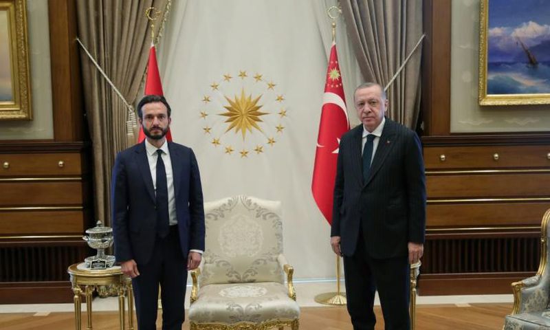 Robert Spano (left), the head of the European Court of Human Rights, has come under fire for his visit to Istanbul