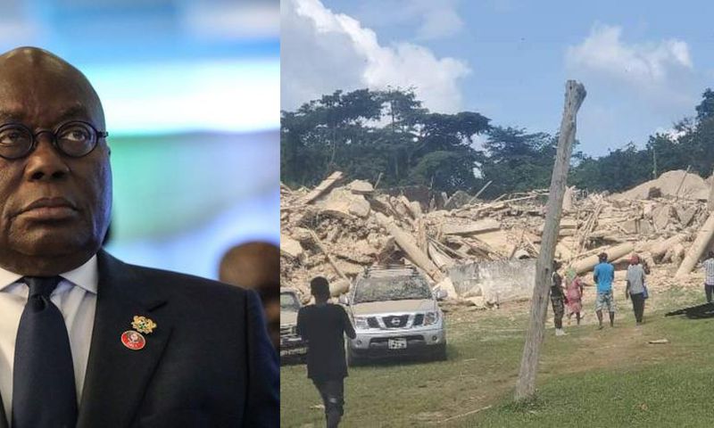 Church building collapse: Akufo-Addo commiserates with families of victims