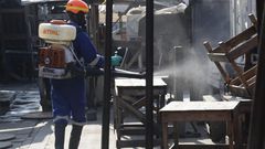 Fumigation at Opera  square