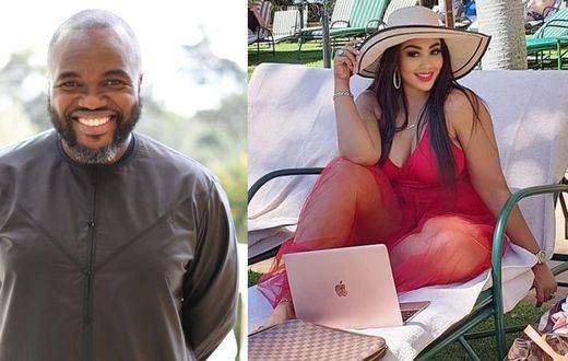 Fred Nuamah and Zari The Boss