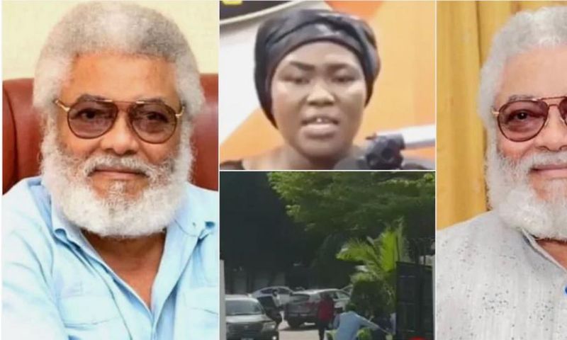 Emefa from Volta storms Rawlings’ home to resurrect him as directed by the late Atta Mills