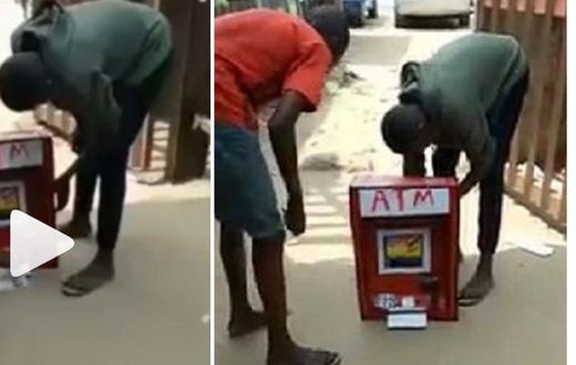 Little boy makes ATM that dispenses cash (video)