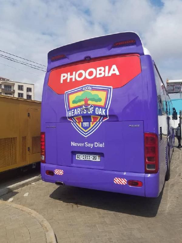 Hearts of Oak bus