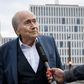 Former FIFA boss Sepp Blatter arrives for questioning in Bern