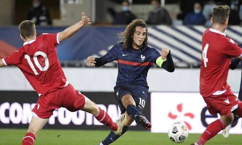 New boy: Hertha's on-loan midfielder Matteo Guendouzi