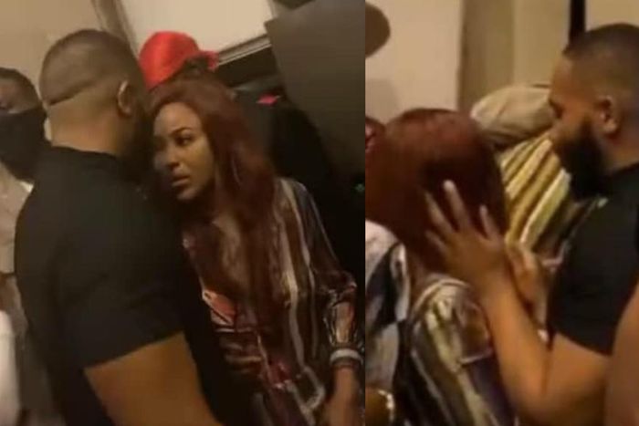 Erica and Kiddwaya partying together after BBN exit