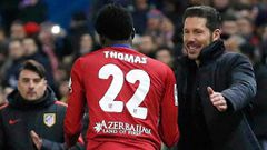 Thomas Partey has always described Diego Simeone as his "father"
