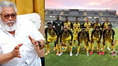 Black Stars observe a minute silence in honour of Rawlings before Sudan clash