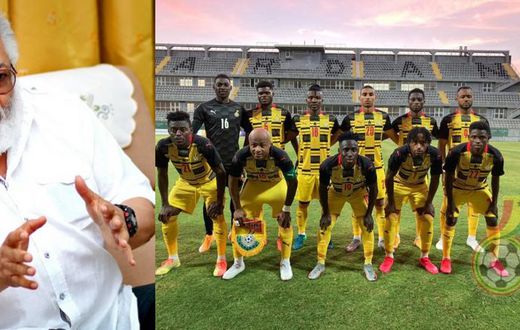 Black Stars observe a minute silence in honour of Rawlings before Sudan clash