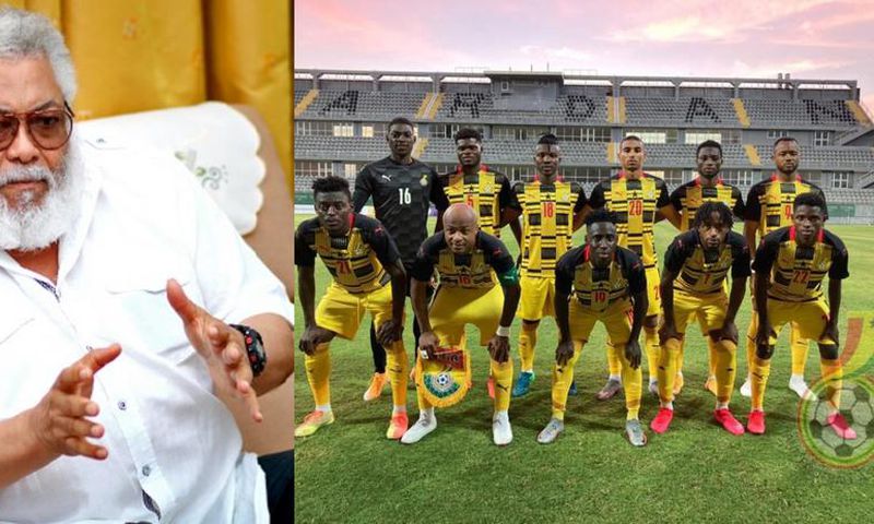 Black Stars observe a minute silence in honour of Rawlings before Sudan clash
