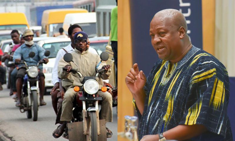 Okada has created more jobs than NABCO – Mahama replies critics