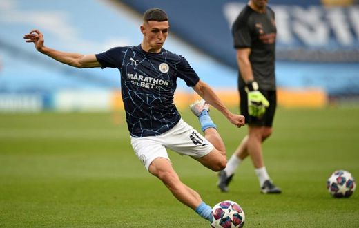 Manchester City midfielder Phil Foden
