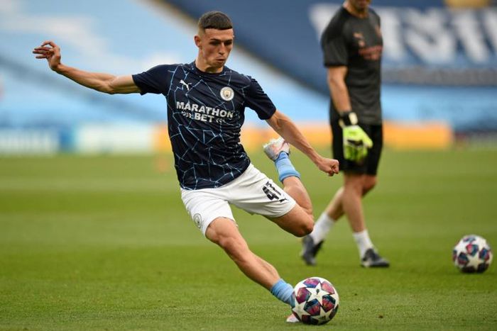 Manchester City midfielder Phil Foden