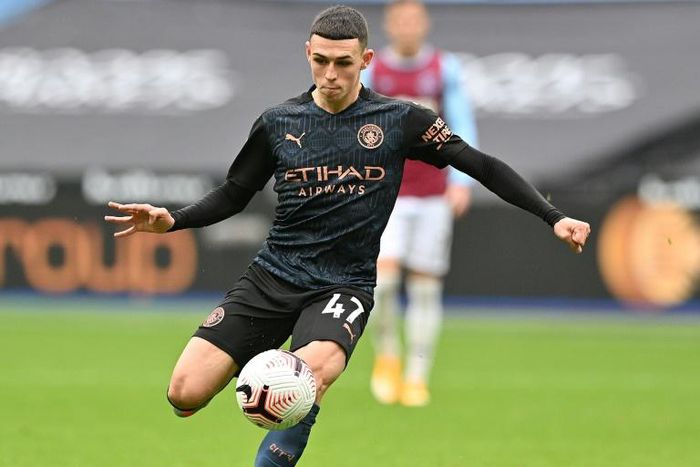 Manchester City midfielder Phil Foden scored the equaliser at West Ham