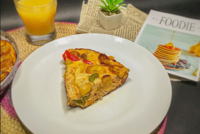 Plantain frittata