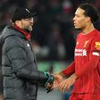 Liverpool manager Jurgen Klopp (left)will be without Virgil van Dijk (right)for a lengthy period due to knee ligament damage