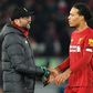 Liverpool manager Jurgen Klopp (left)will be without Virgil van Dijk (right)for a lengthy period due to knee ligament damage