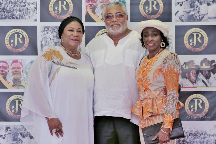 Rebecca Akufo-Addo consoles Nana Konadu over Rawlings’ death