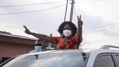 Prof. Opoku-Agyemang begins grassroots campaign in her Komenda hometown