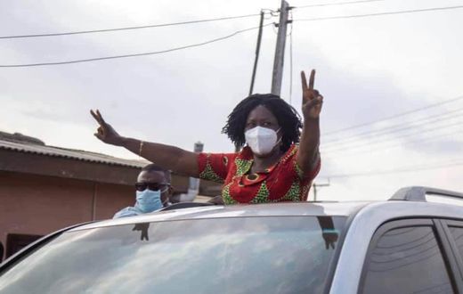 Prof. Opoku-Agyemang begins grassroots campaign in her Komenda hometown