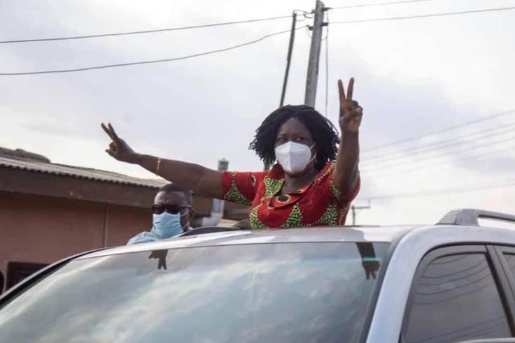 Prof. Opoku-Agyemang begins grassroots campaign in her Komenda hometown