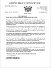 GES issues warning to BECE candidates and invigilators ahead of the exam on Monday