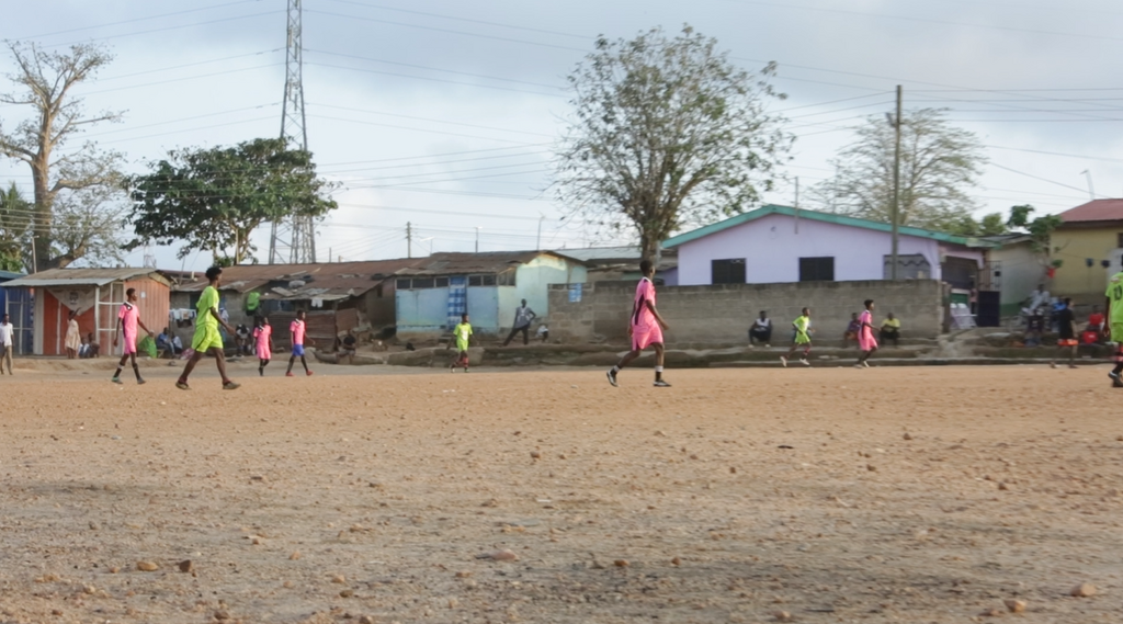 Many kids in Buduburam see football a chance for a breakthrough